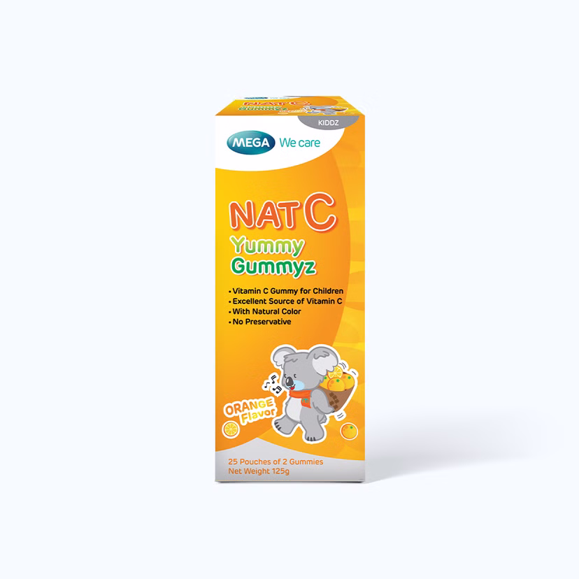 Viên Uống Nat C Yummy Gummyz (Hộp 25 Gói)