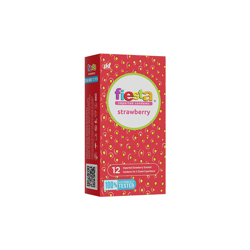 Bao cao su Fiesta Strawberry pack 12