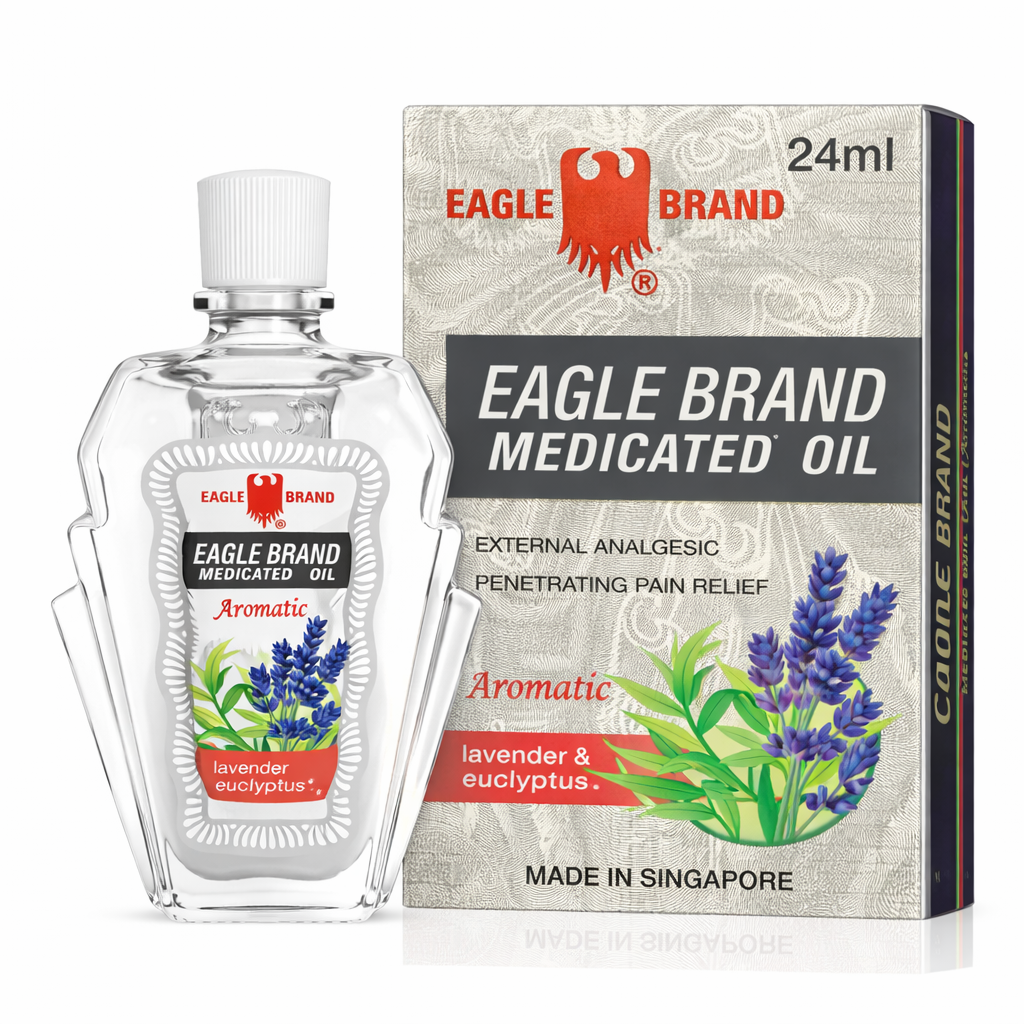 Dầu Gió Trắng Con Ó Eagle Brand Medicated Oil (Chai 24ml)