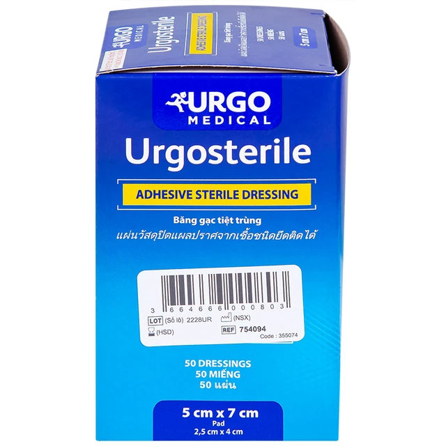 Băng Gạc Tiệt Trùng (Urgosterile 5cm x 7cm)