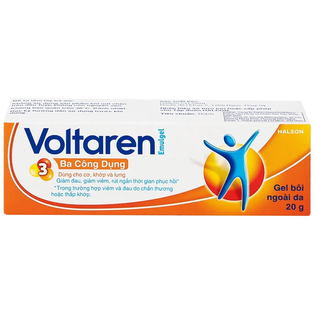 Gel Bôi Voltaren Emulgel Novartis Điều Trị Giảm Đau Do Chấn Thương (Tuýp 20g)