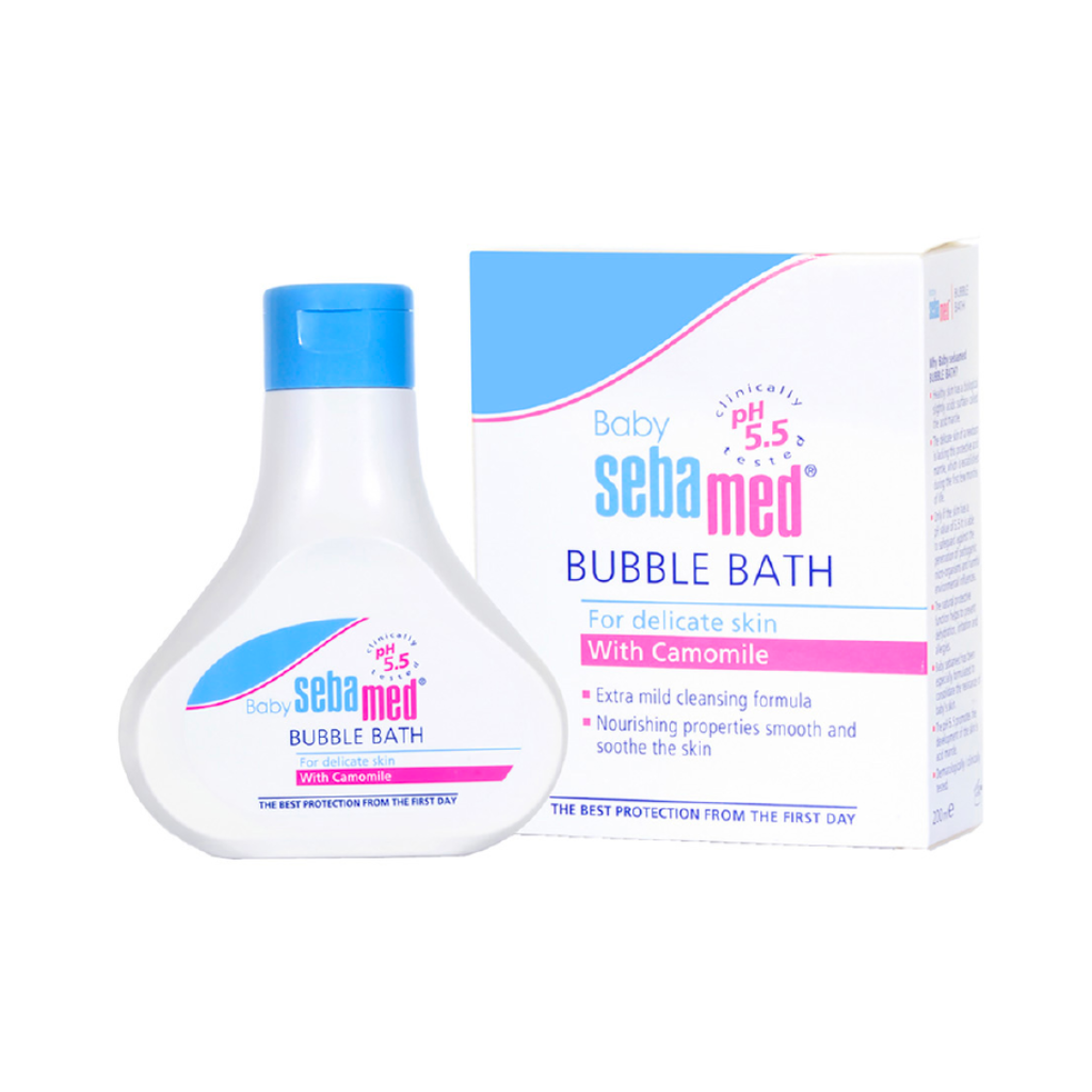 Sữa tắm tạo bọt dịu nhẹ cho lần da bé sebamed ph5.5 (baby Sebamed bubble bath)
