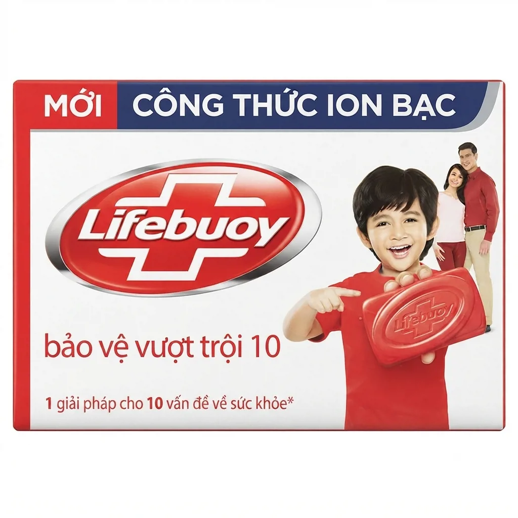 Xà Bông Cục Lifebuoy Bảo Vệ Vượt Trội 90g