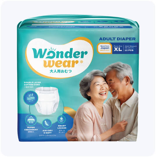 Tã Người Lớn Wonder Wear Siêu Thấm Hút, Thoáng Khí, Size L/ XL