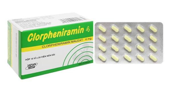 Thuốc Clorpheniramin 4 Dhg (Hộp 10 Vỉ X 20 Viên)