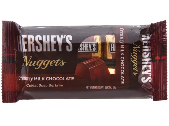 Socola kem sữa Hershey's Nuggets gói 56g