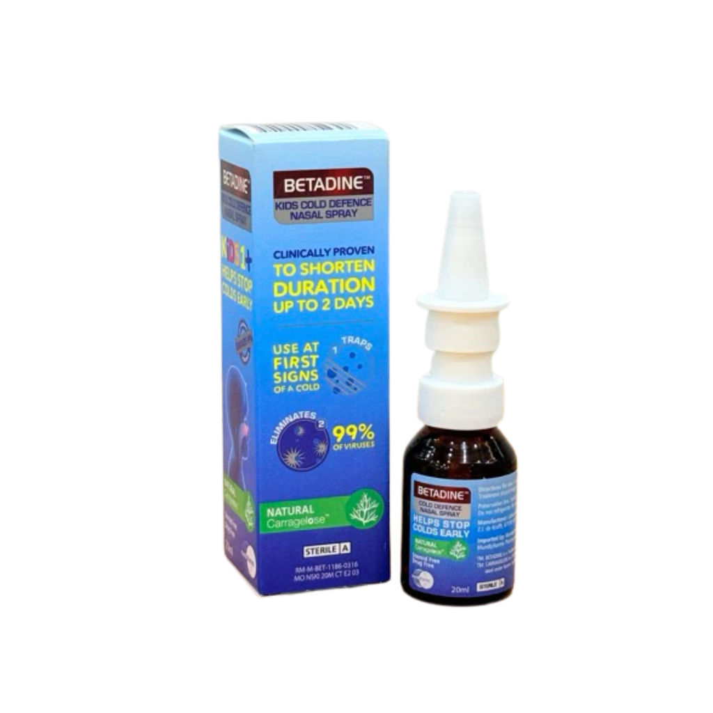 Xịt mũi Betadine Kids Cold Defence nasal spray cho bé