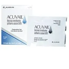 Thuốc Nhỏ Mắt Acuvail Allergan Điều Trị Đau Và Viêm Sau Phẫu Thuật Đục Thủy Tinh Thể (30 Ống X 0.4ml)