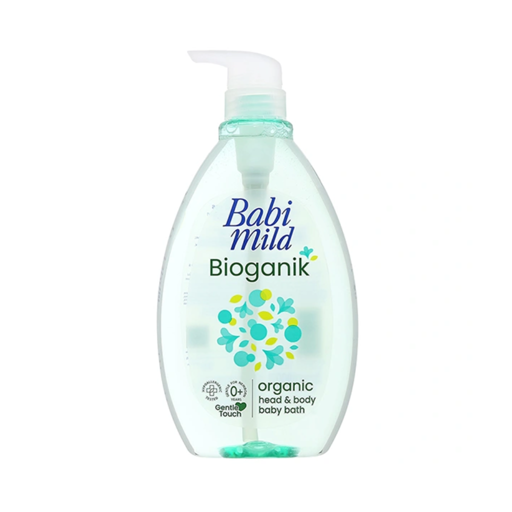 Sữa Tắm & Gội 2in1 Cho Bé Babi Mild Bioganik 800 Ml