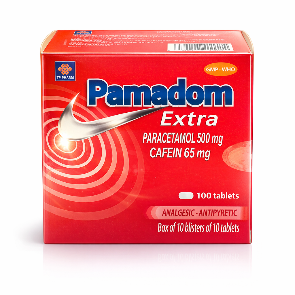 Pamadom Extra (Hộp 10 vỉ x 10 viên)