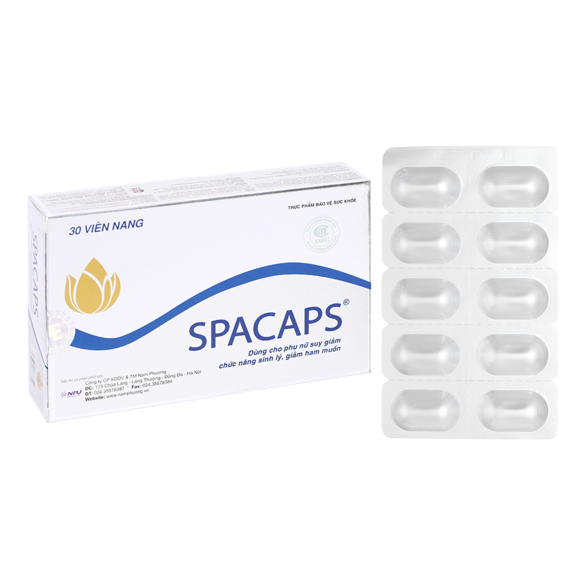 Viên Uống Npj Spacaps Hỗ Trợ Sinh Lý Nữ (Hộp 30 Viên)