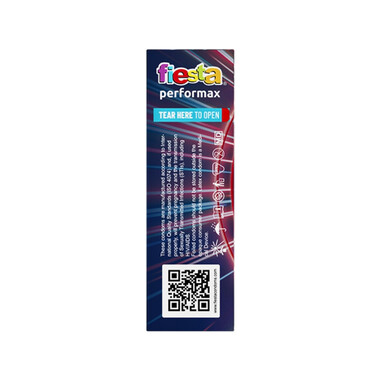 Bao Cao Su Fiesta Perfomax (53mm) - Kéo Dài Thời Gian Thời Gian Quan Hệ (Hộp 3 Cái)