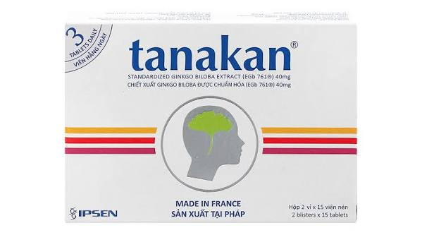 Tanakan (Hộp 2 vỉ x 15 viên)