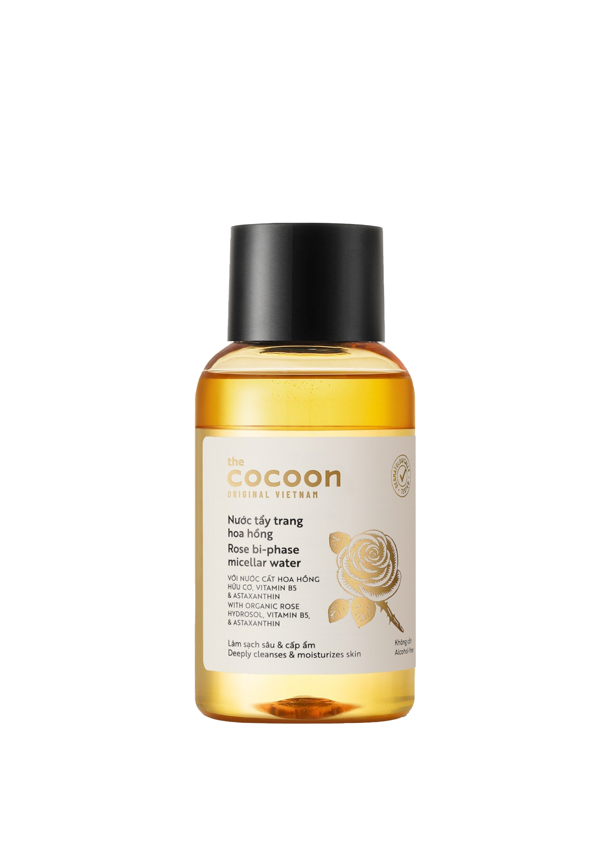 Nước tẩy trang micellar hai pha hương hoa hồng 140ml