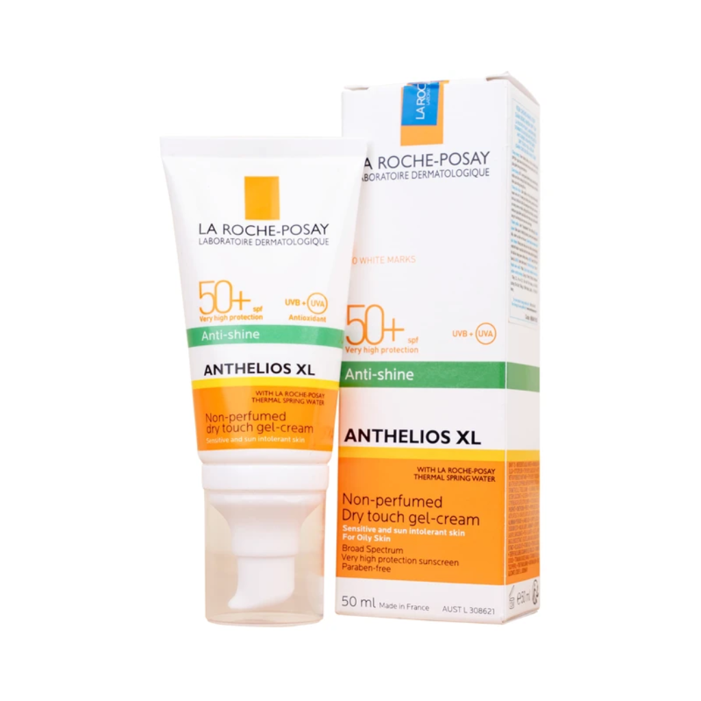 Kem chống nắng giảm bóng nhờn La Roche-posay Laboratoire Dermatologique Anthelios Xl Anti-shine Non-perfumed Dry Touch Gel-cream SPF 50+ PA++++ 50ml