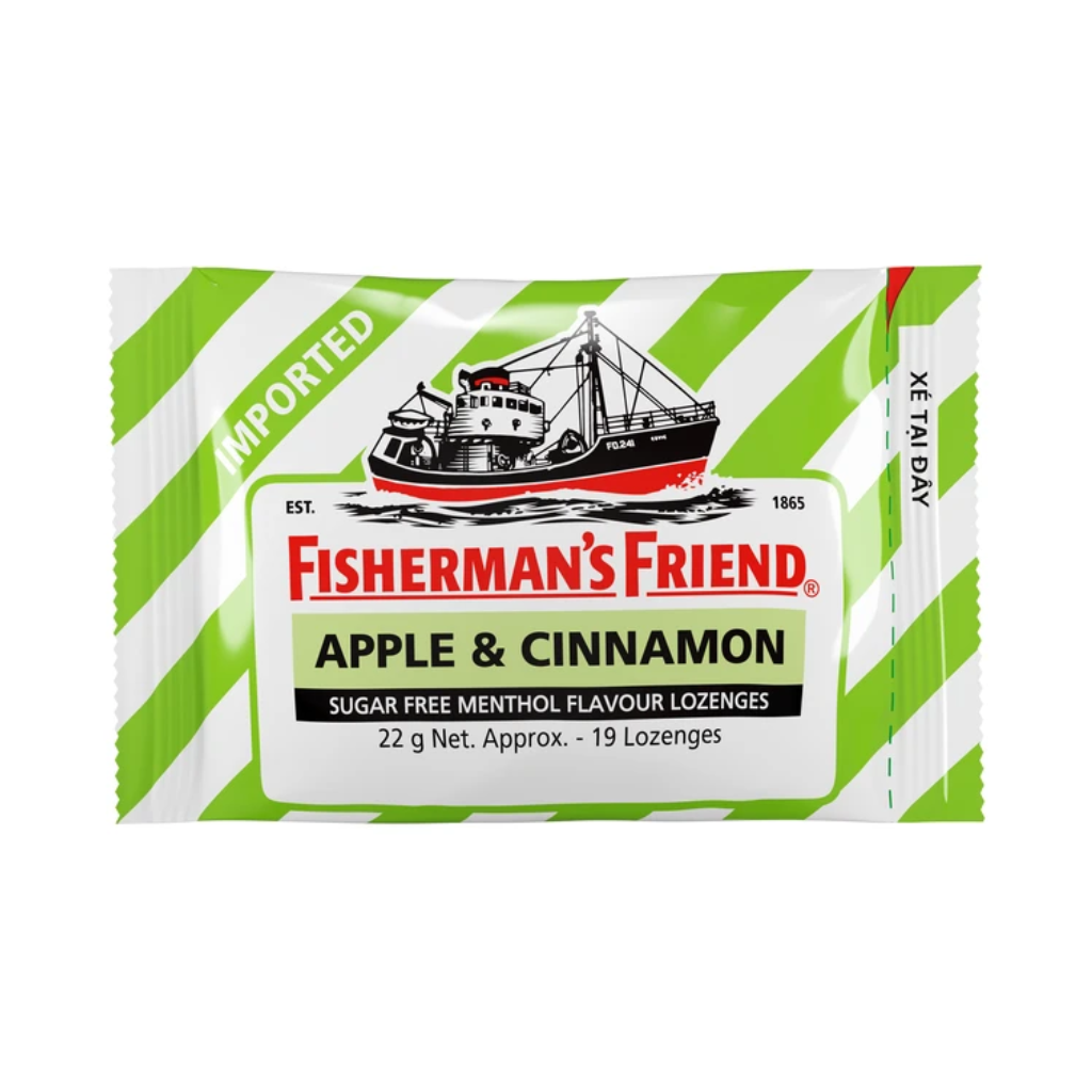 Kẹo Con Tàu Vị Táo Quế Fisherman's Friend (25g/22g)