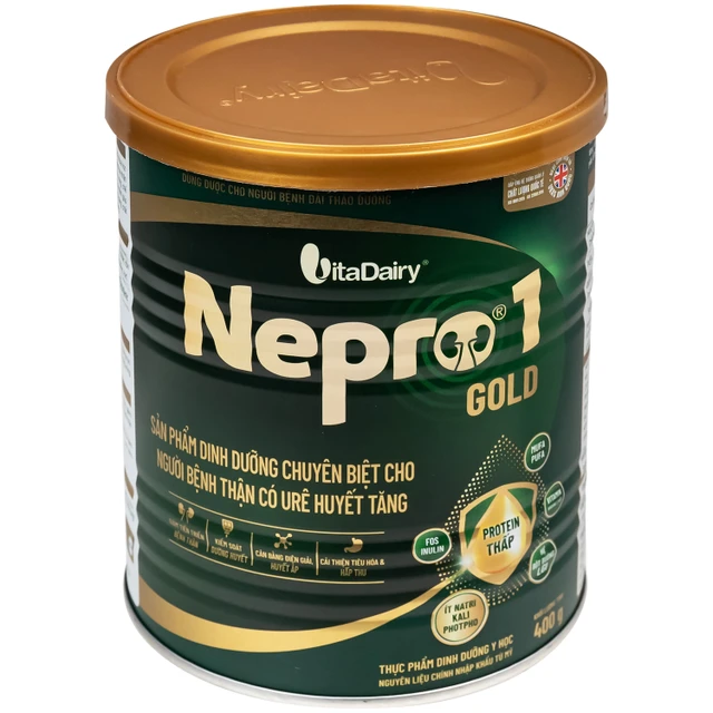 Sữa hỗ trợ thận có Ure Nepro 1 Gold (Hộp 400g)