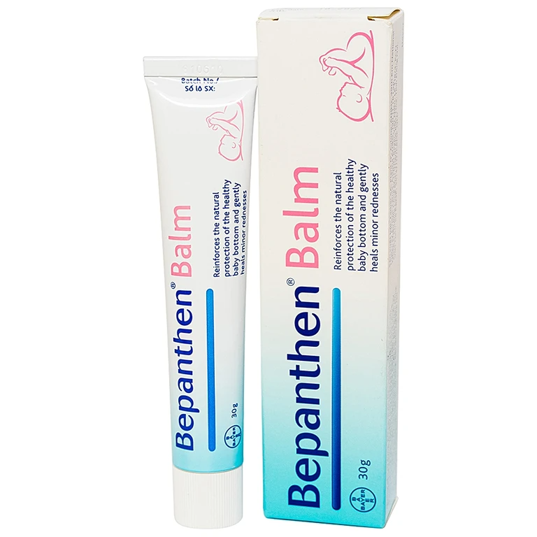 Kem Bôi Chống Hăm Tã Bepanthen Balm Bayer Dưỡng ẩM, Giảm Kích Ứng (30g)