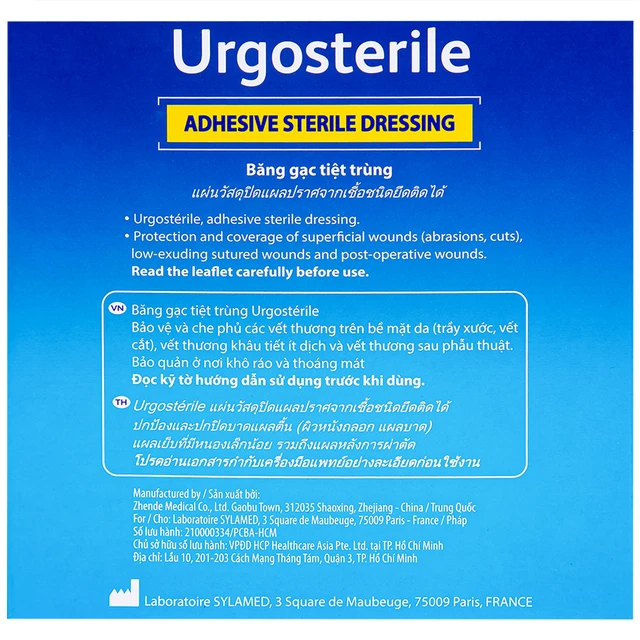  Băng Gạc Tiệt Trùng (Urgosterile 10cm x 10cm) 