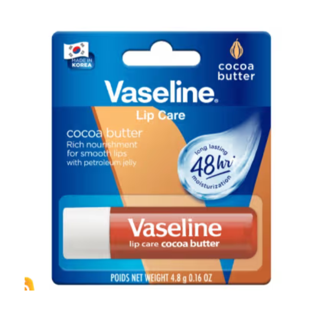 Son Dưỡng Môi Vaseline Chiết Xuất Bơ Cacao 4.8g