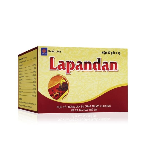 Thuốc điều trị cholesterol Lapandan máu cao, hỗ trợ điều trị béo phì (Hộp 30 gói x 3g)