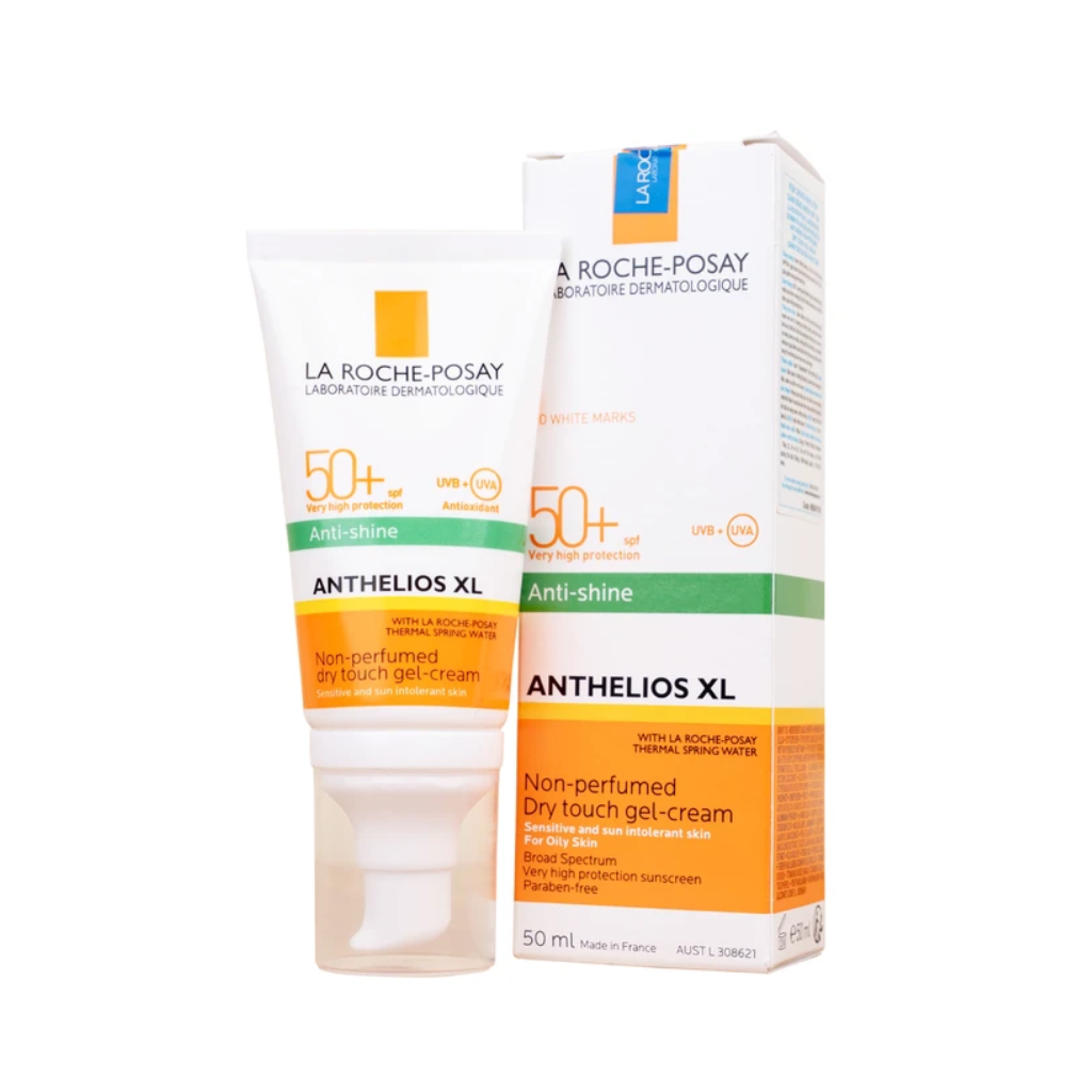 Kem chống nắng giảm bóng nhờn La Roche-posay Laboratoire Dermatologique Anthelios Xl Anti-shine Non-perfumed Dry Touch Gel-cream SPF 50+ PA++++ 50ml