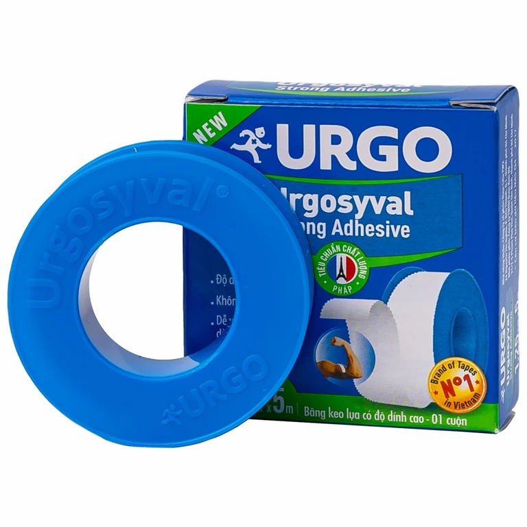 Băng Keo Lụa Urgosyval 1.25cm x 5m (Strong adhesive tape)