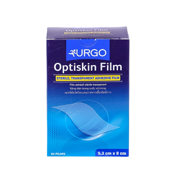 Băng dán bán thấm nước Urgo Optiskin Film (5.3cm x 8cm) hộp 50 miếng