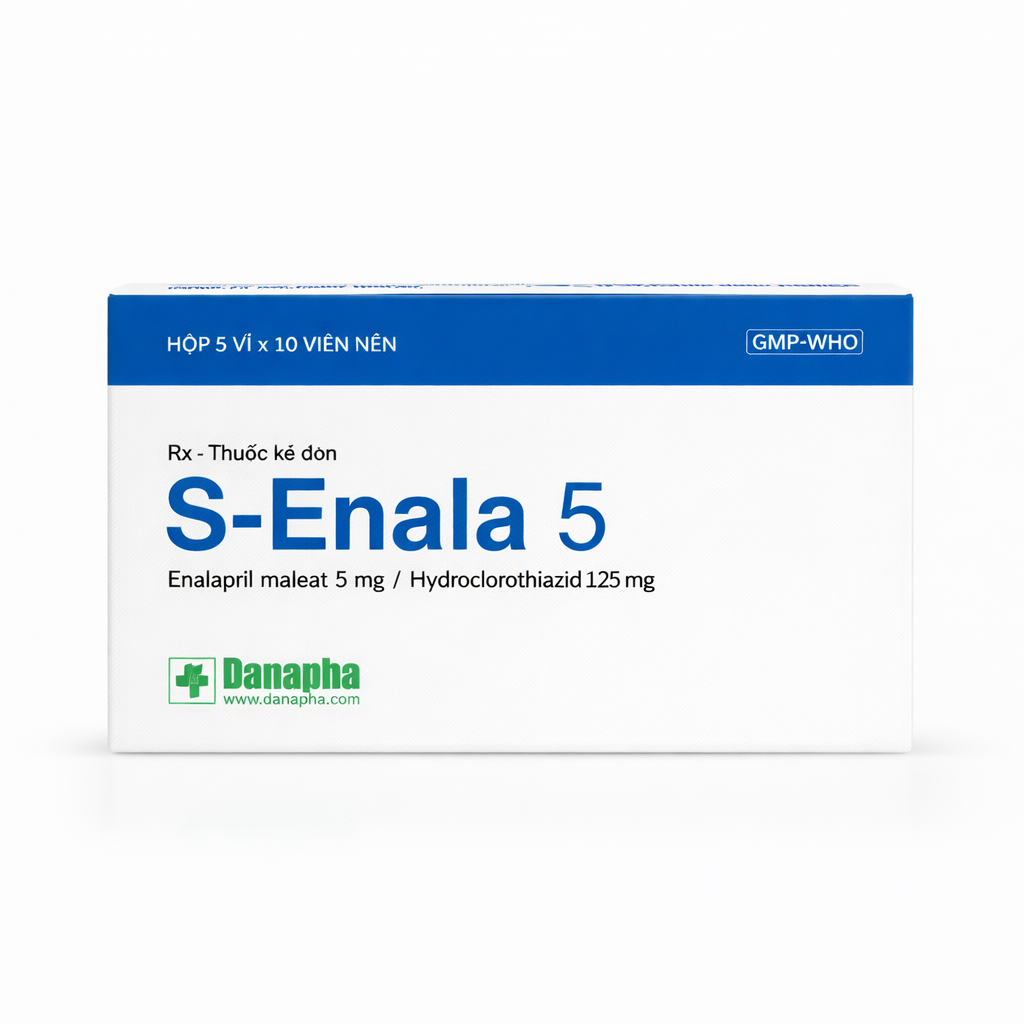 S-Enala-5 (Hộp 5 vỉ x 10 viên)