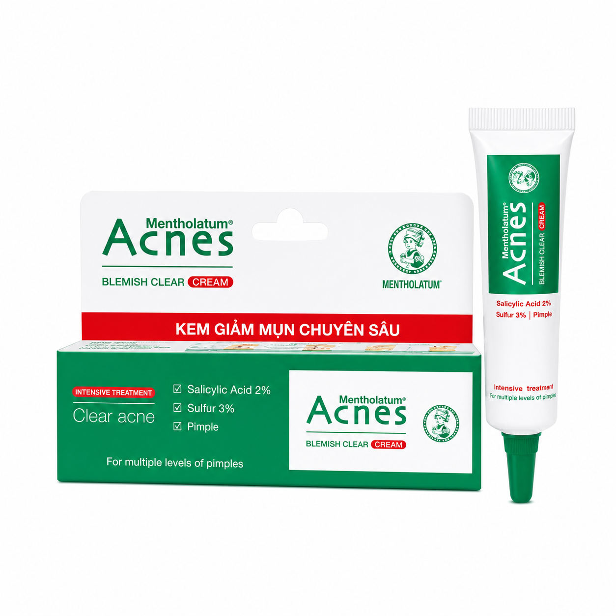 Kem Chấm Mụn Chuyên Sâu Acnes Blemish Clear Cream ( Tuýp 10g)
