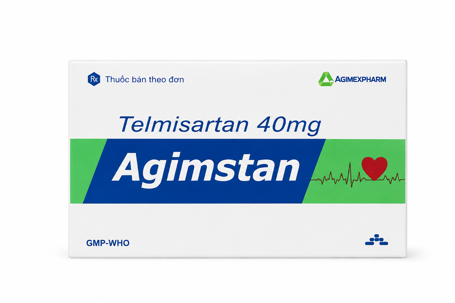 Thuốc Agimstan Agimexpharm điều trị tăng huyết áp (4 vỉ x 7 viên)