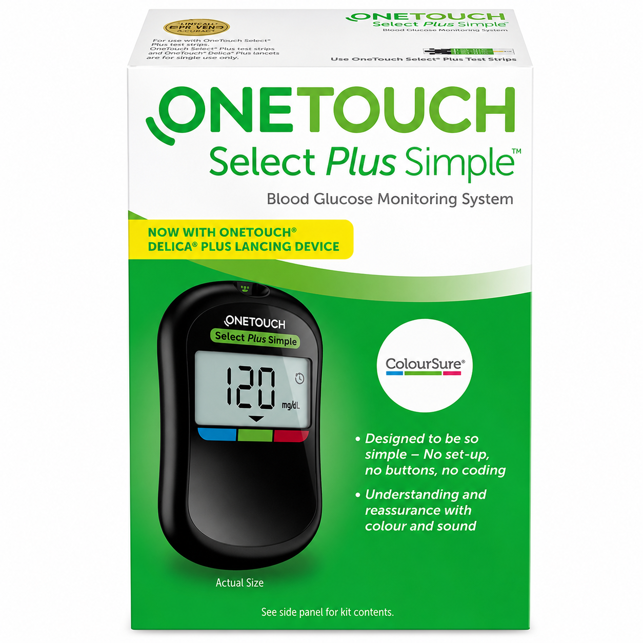 Máy Đo Đường Huyết One Touch Select Plus MG/dL (Hộp 1 cái)