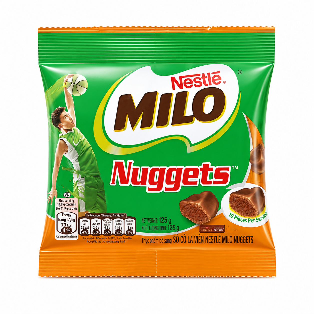 Socola Viên Milo Nuggets (Gói 25g)