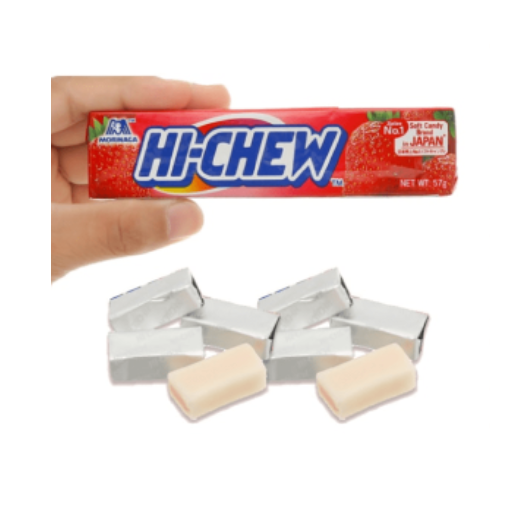 Kẹo mềm hương dâu Morinaga Hi-Chew thanh 57g