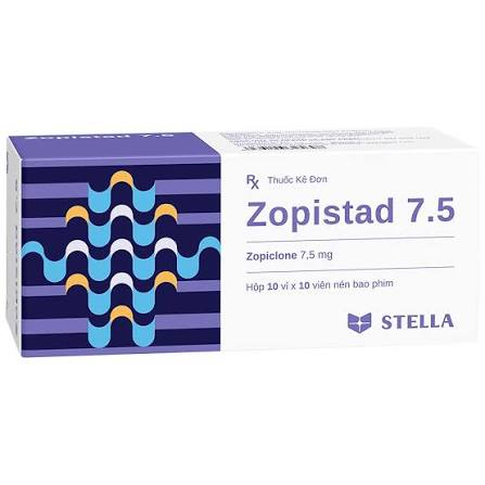 Thuốc Zopistad 7.5 Stella (Hộp 1 vỉ x 10 viên)
