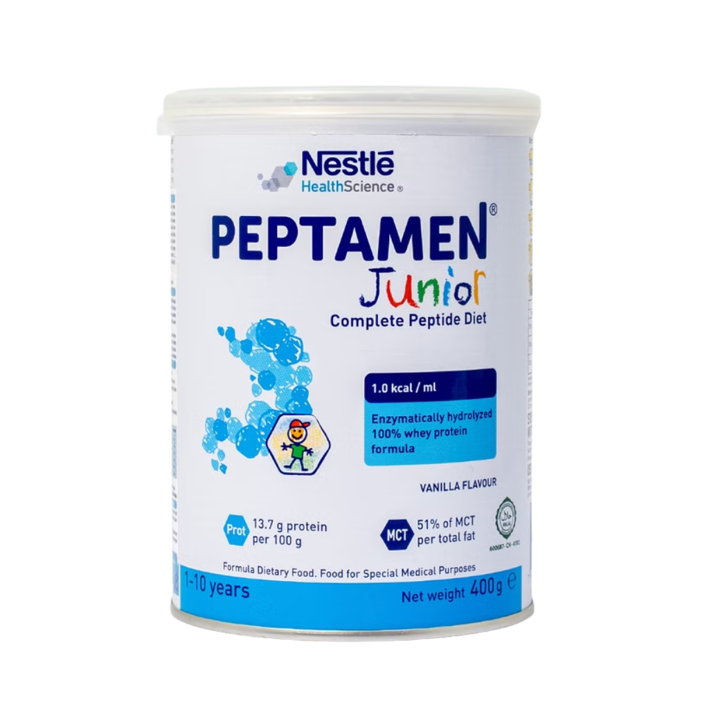 Sữa Bổ Sung Dinh Dưỡng Chuyên Biệt Cho Bệnh Nhi Suy Yếu Peptamen Junior (Hộp 400g)