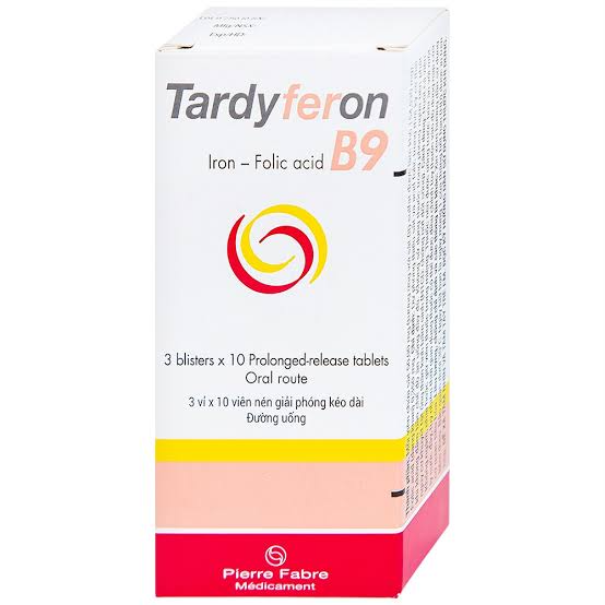 Thuốc Tardyferon B9 Pierre Fabre (Hộp 3 Vỉ X 10 Viên)