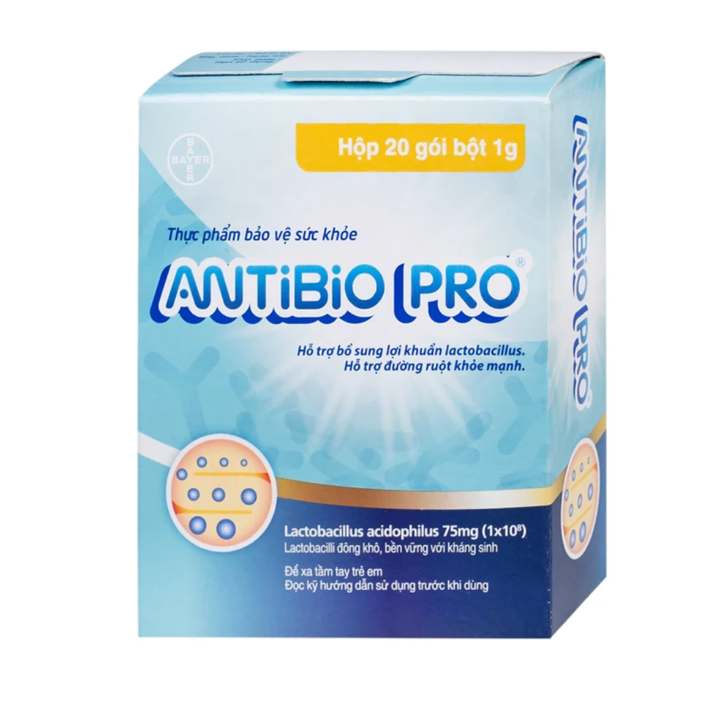 Thực Phẩm Bảo Vệ Sức Khỏe Antibio Pro Hỗ Trợ Bổ Sung Lợi Khuẩn Lactobacillus