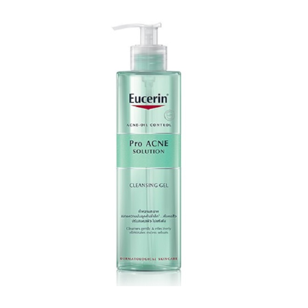 Combo Gel rửa mặt cho da dầu mụn Eucerin + Nước Tẩy Trang Dành Cho Da Nhạy Cảm Eucerin 