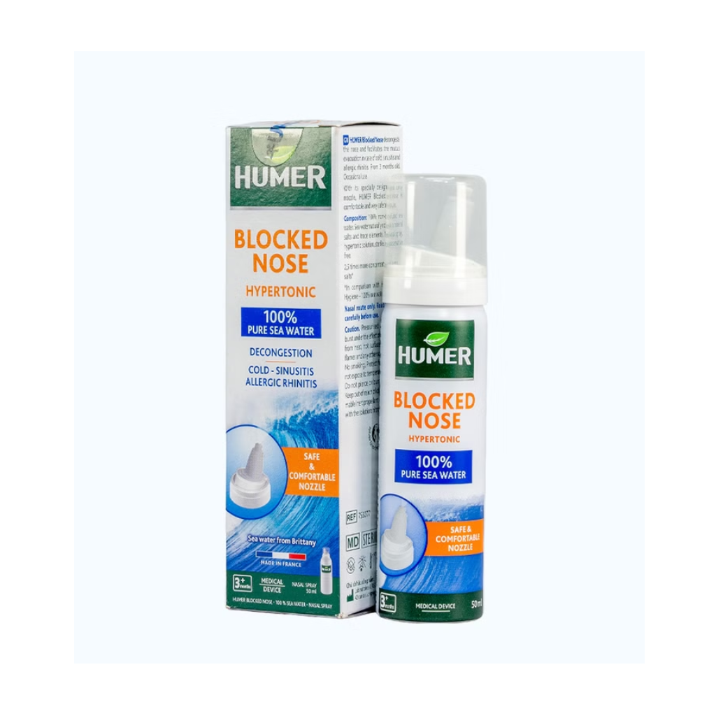 Dạng Xịt Hỗ Trợ Điều Trị Nghẹt Mũi Do Viêm Xoang Và Cảm Cúm (Humer severely blocked nose sinusitis, Cold - spray 15ml)