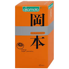 Bao Cao Su Okamoto Skinless Skin Orange (Hộp 10 cái)