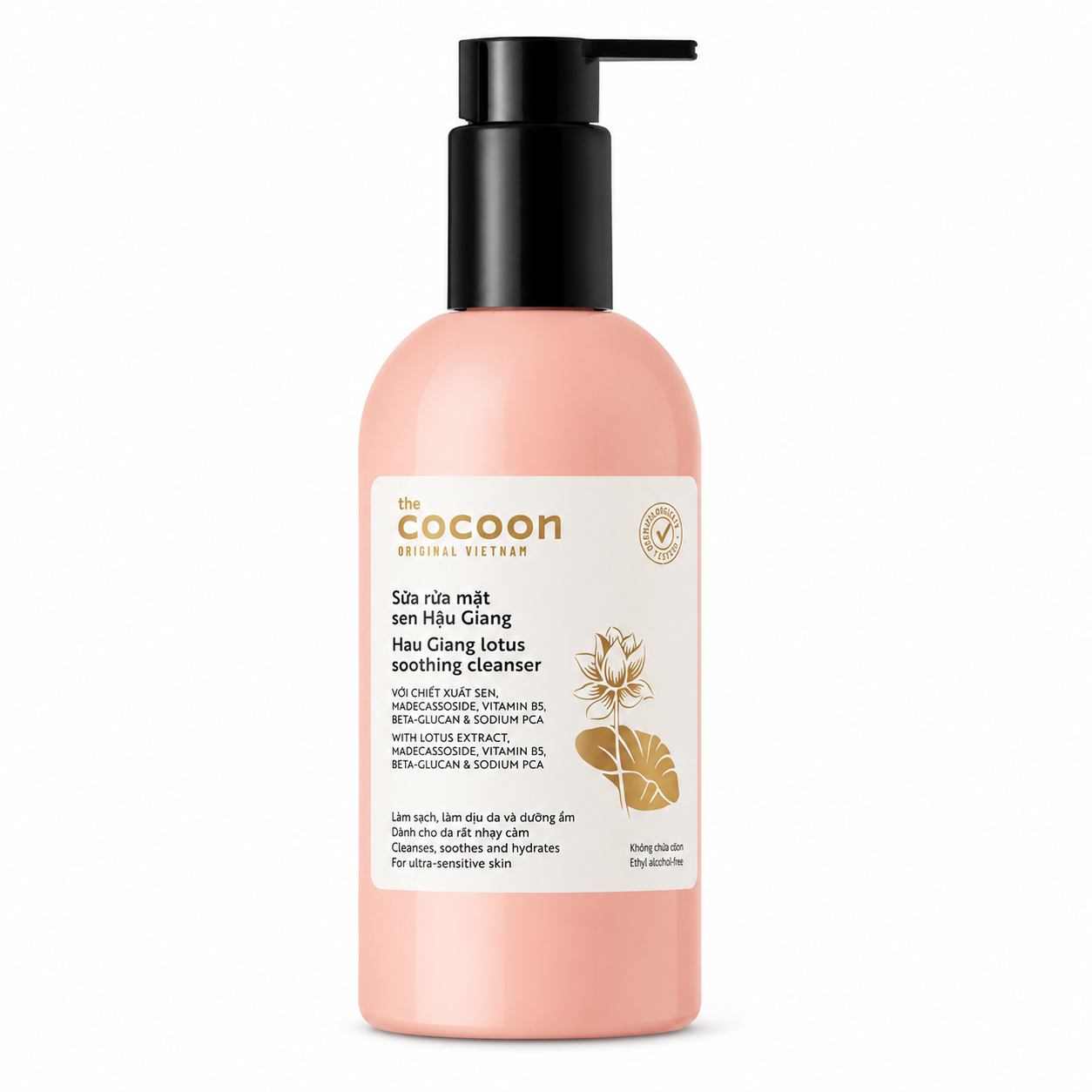 Sữa Rửa Mặt Sen Hậu Giang Cocoon (Chai 310ml)
