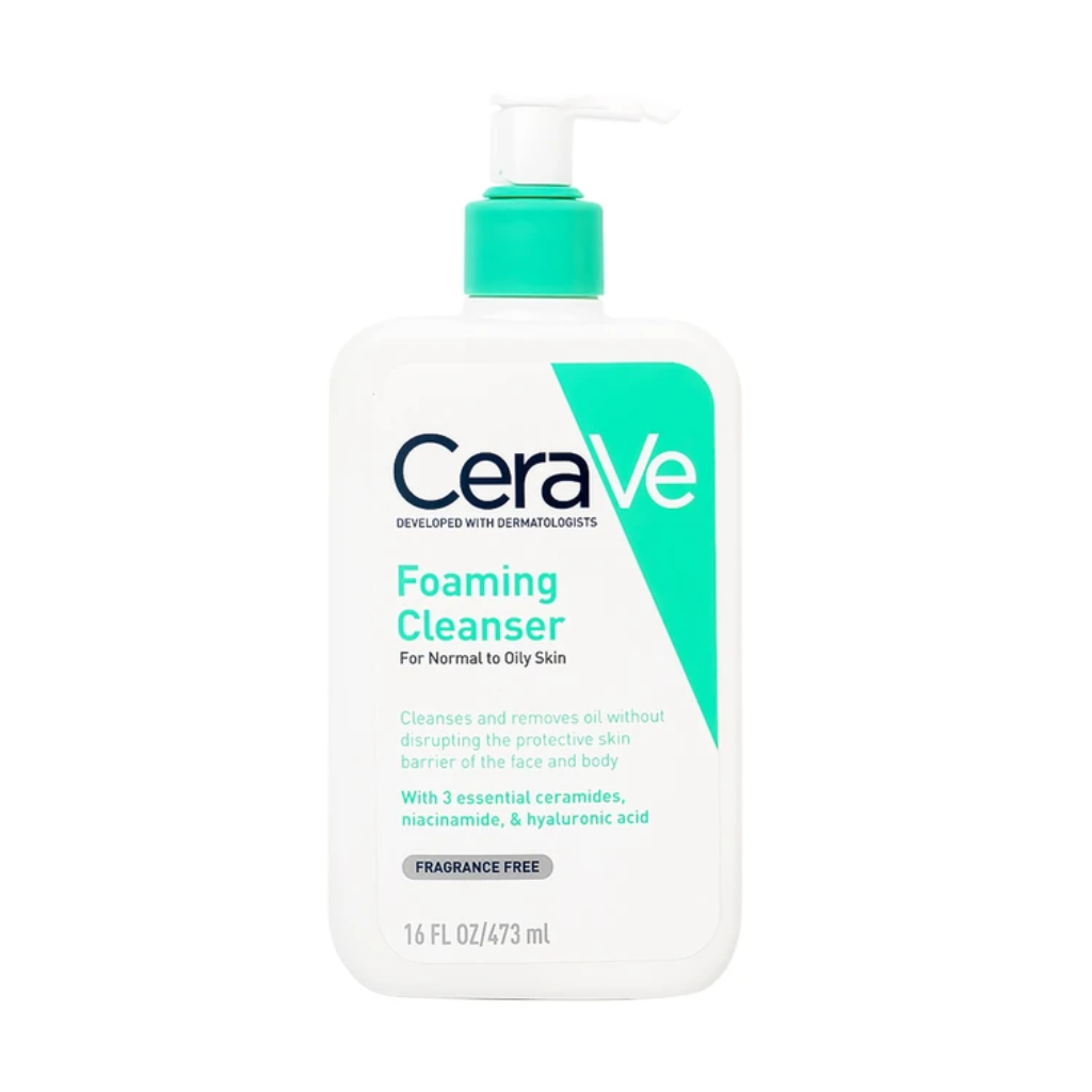 Sữa rửa mặt dành cho da dầu Cerave Foaming Cleanser 
