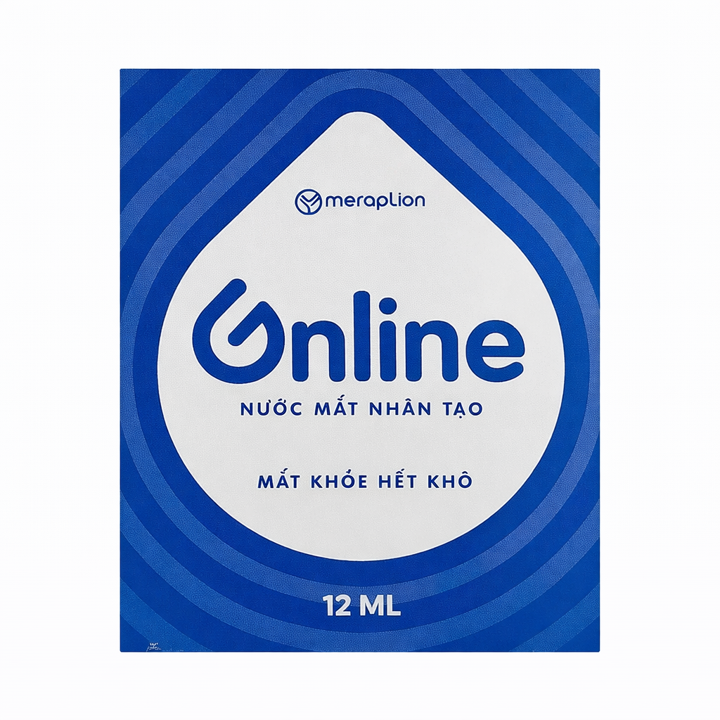 Nước Mắt Nhân Tạo Online Meraplion (Chai 12ml)