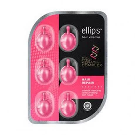 Serum Dưỡng Tóc Eserum Dưỡng Tóc Ellips Phục Hồi Hư Tổn Pro Keratin Hair Repair (Vỉ 6 Viên)