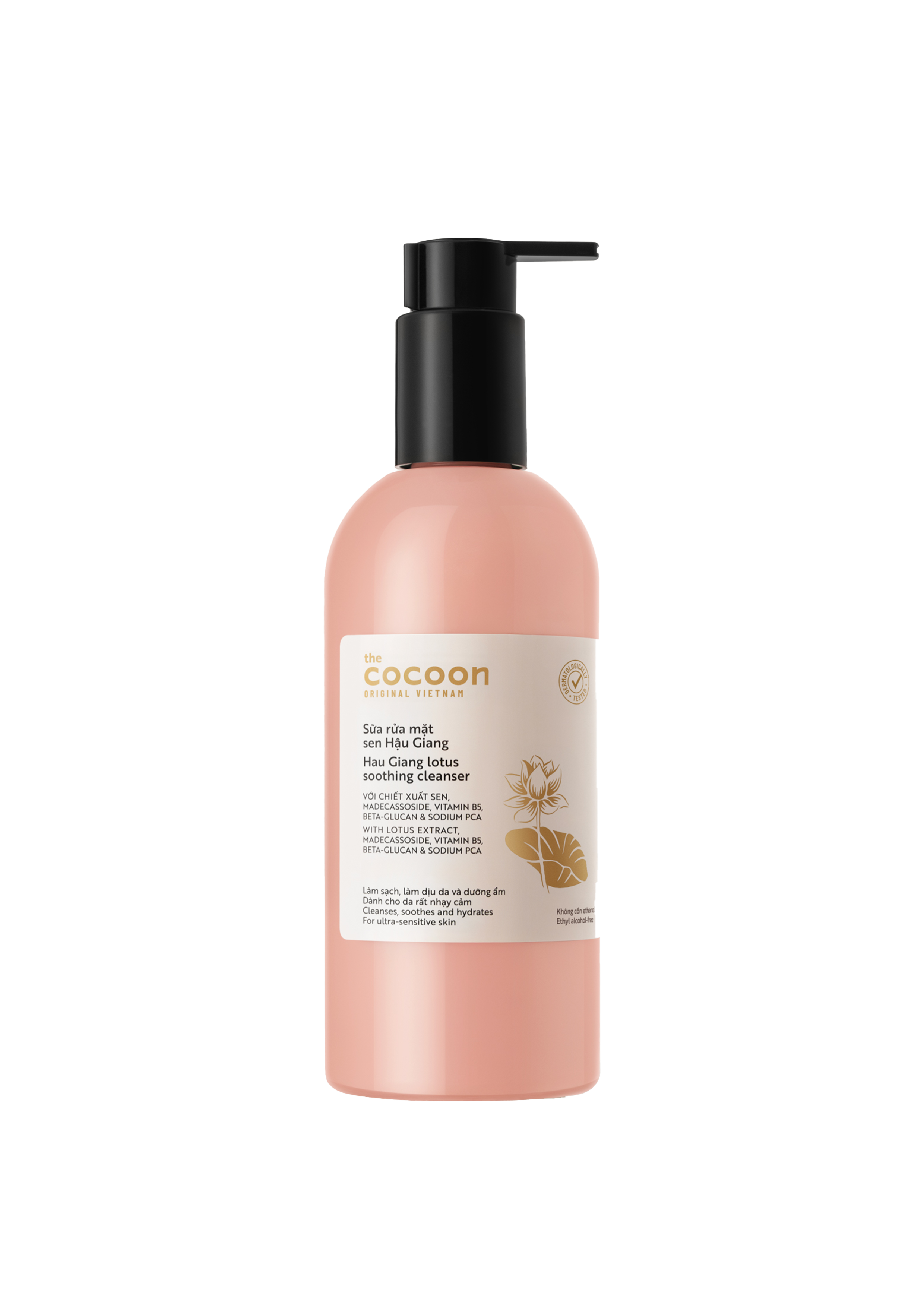 Sữa rửa mặt sen Hậu Giang Cocoon 310ml 