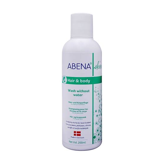 Dầu Gội Và Tắm Abena Không Dùng Nước Hương Thơm Nhẹ (Chai 200ml)