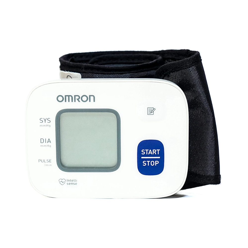 Máy đo huyết áp cổ tay Omron HEM 6161 hỗ trợ đo huyết áp, nhịp tim