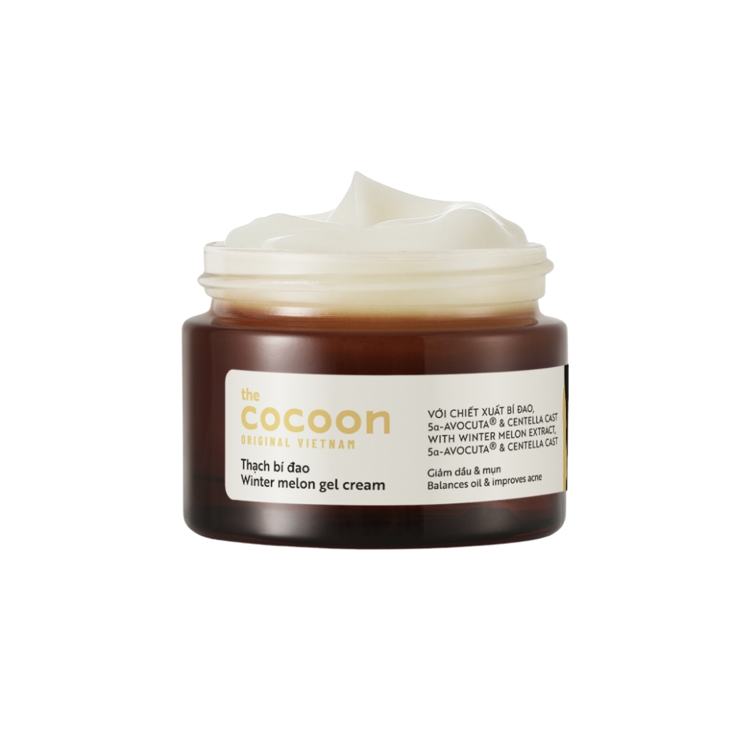 Thạch Bí Đao Cocoon (Kem dưỡng) Cấp Ẩm Và Ngừa Mụn 30ml