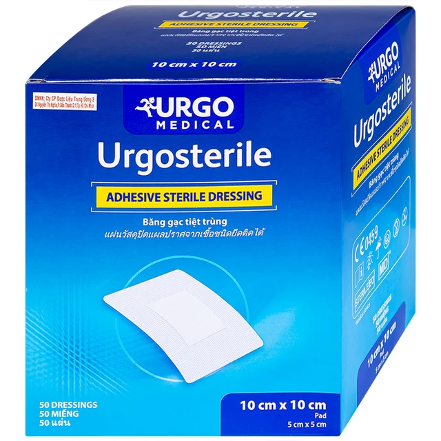  Băng Gạc Tiệt Trùng (Urgosterile 10cm x 10cm) 